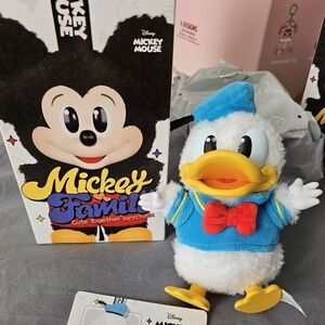 POP MART Disney Mickey Family Cute Together Keychain Donald Duck Pendant